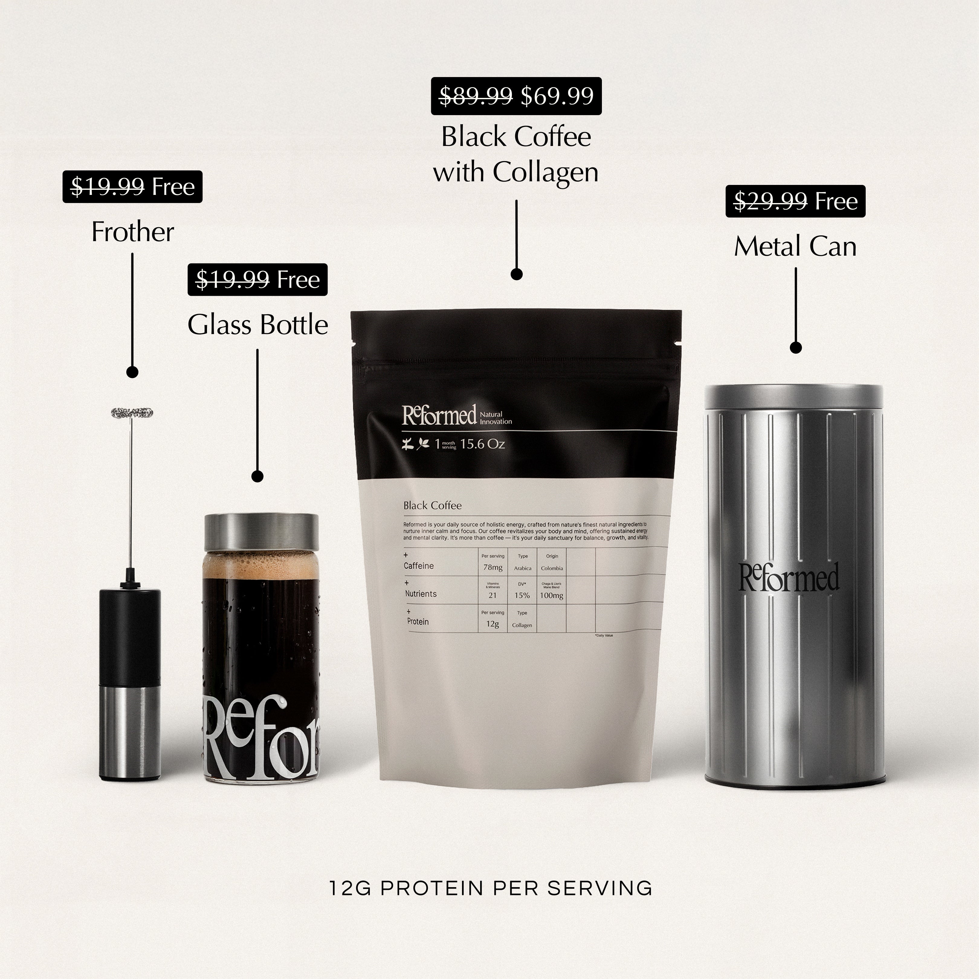 Black Coffee with Collagen