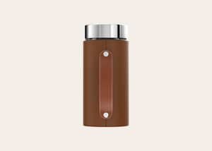 Bottle Faux-Leather Pouch with Handle