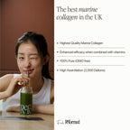 Blueberry Matcha with Collagen