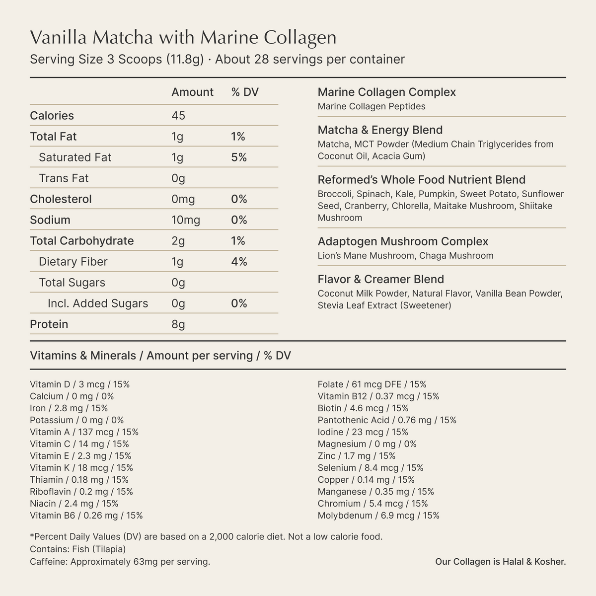 Nutritional Information